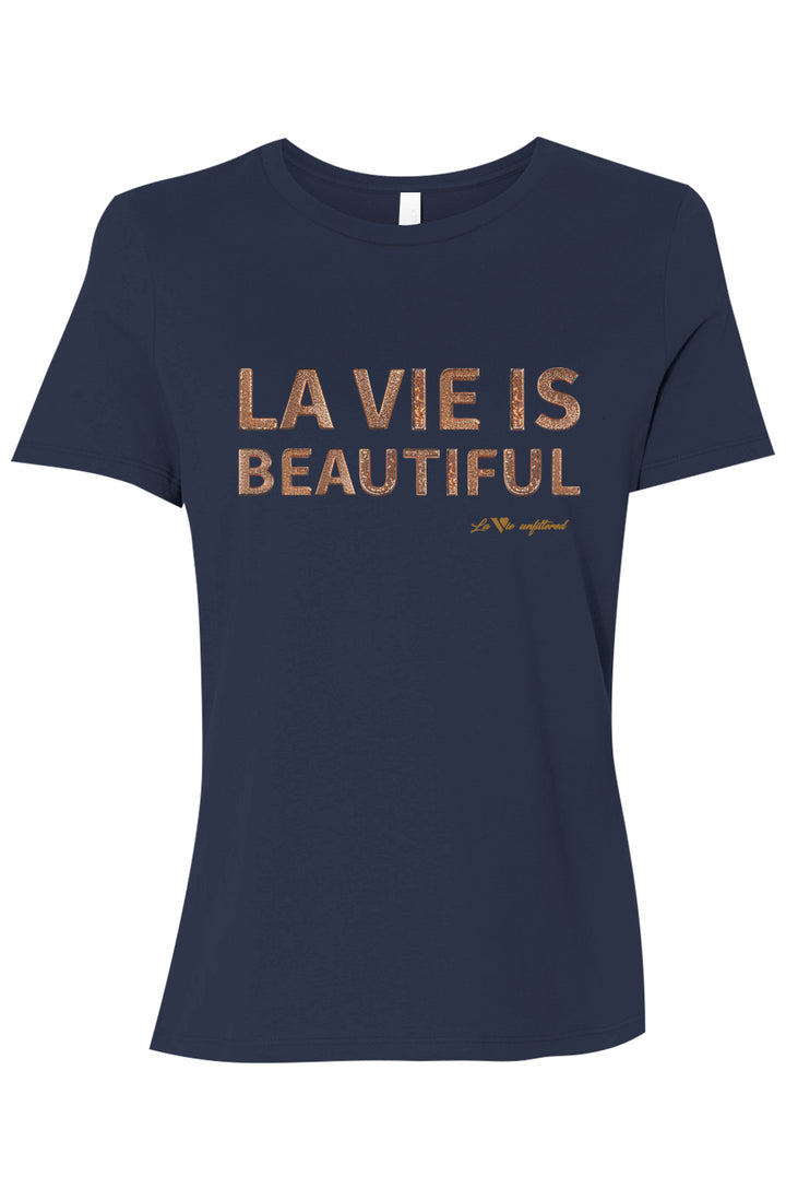 La Vie is beautiful - Allure Jersey Tee