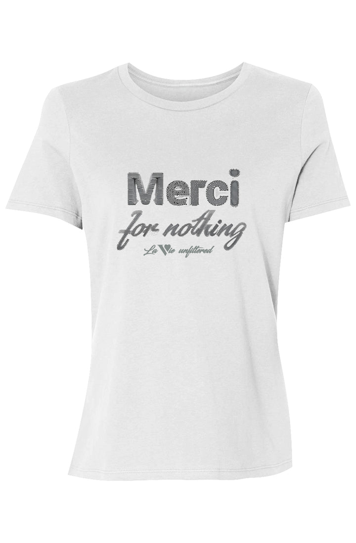 Merci for nothing - Allure Jersey Tee - La Vie unfiltered