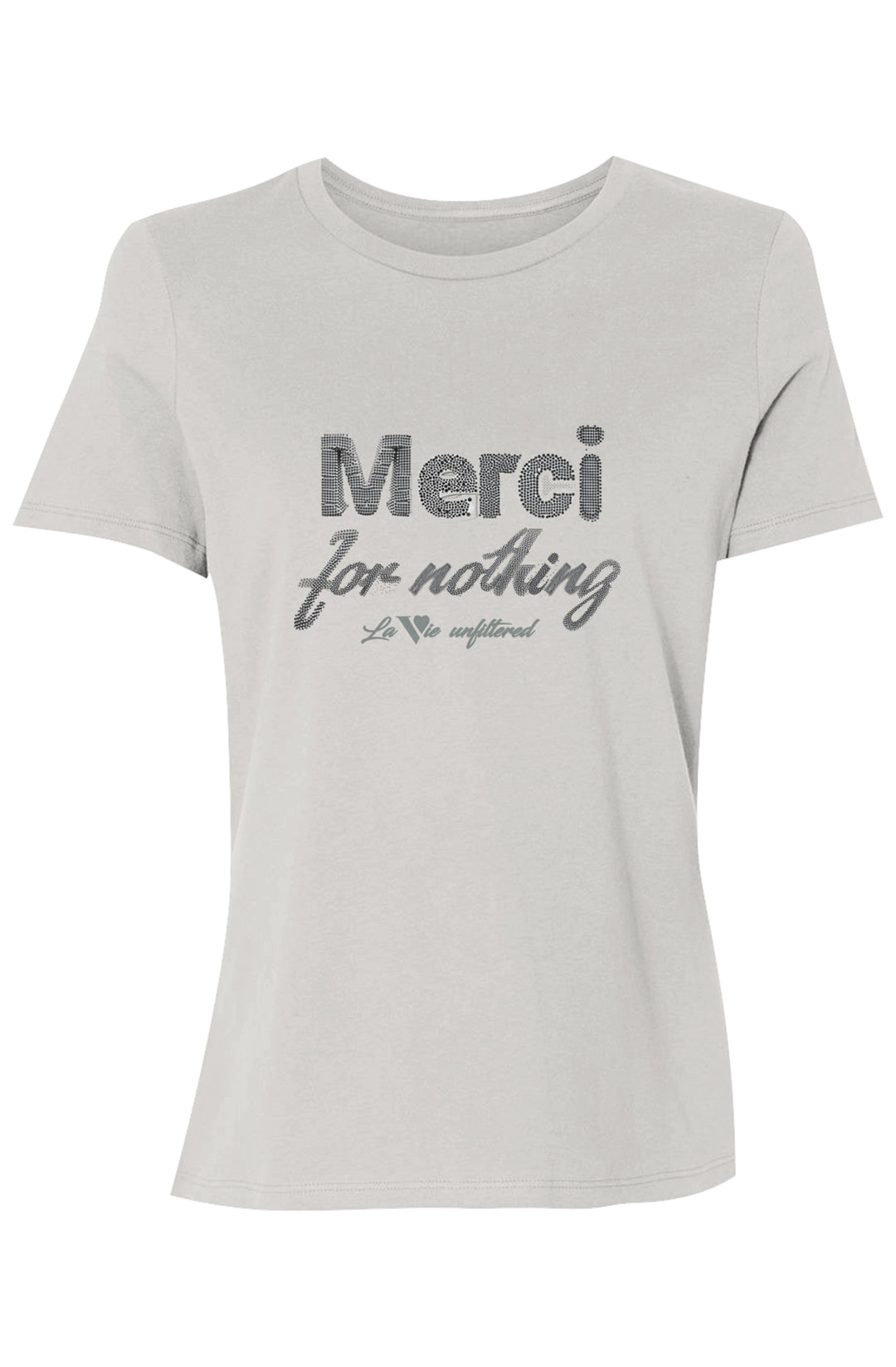 Merci for nothing - Allure Jersey Tee - La Vie unfiltered