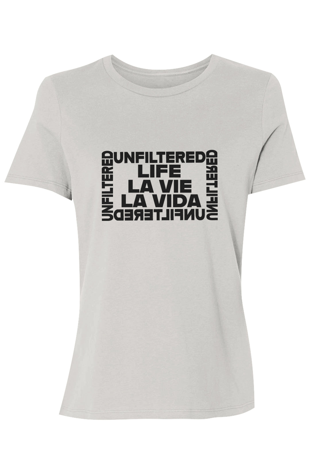 Life La Vie La Vida unfiltered - Allure Jersey Tee - La Vie unfiltered