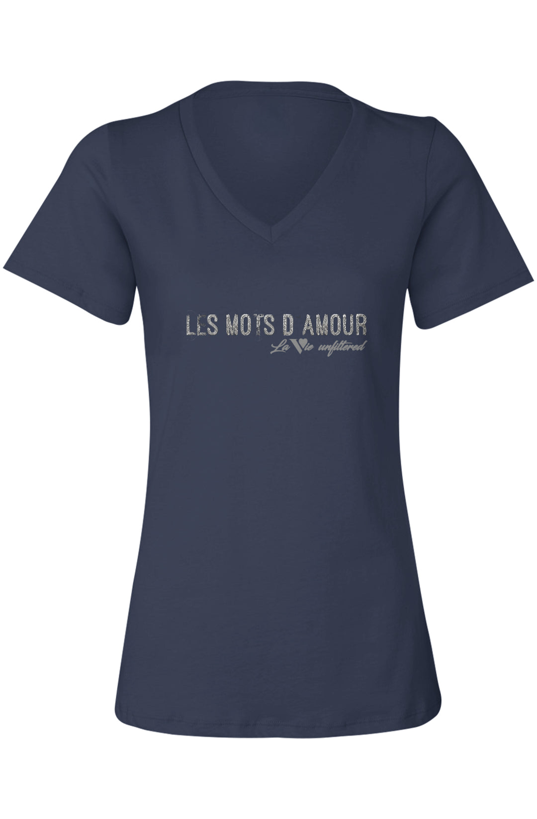 Les mots d'amour - Allure V-Neck Jersey - La Vie unfiltered