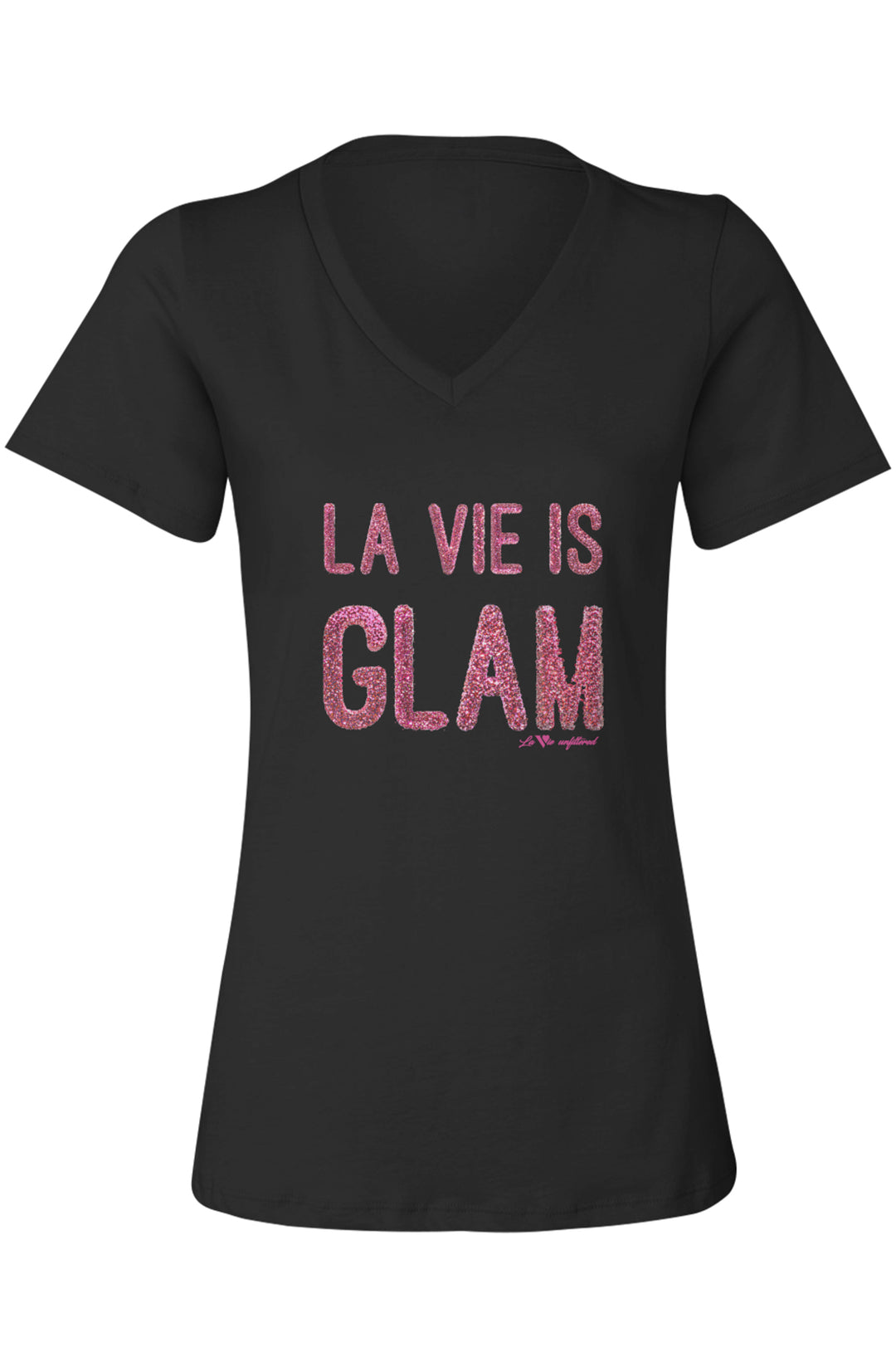 La Vie is Glam - Allure V-Neck Jersey - La Vie unfiltered