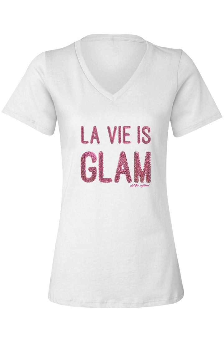 La Vie is Glam - Allure V-Neck Jersey - La Vie unfiltered