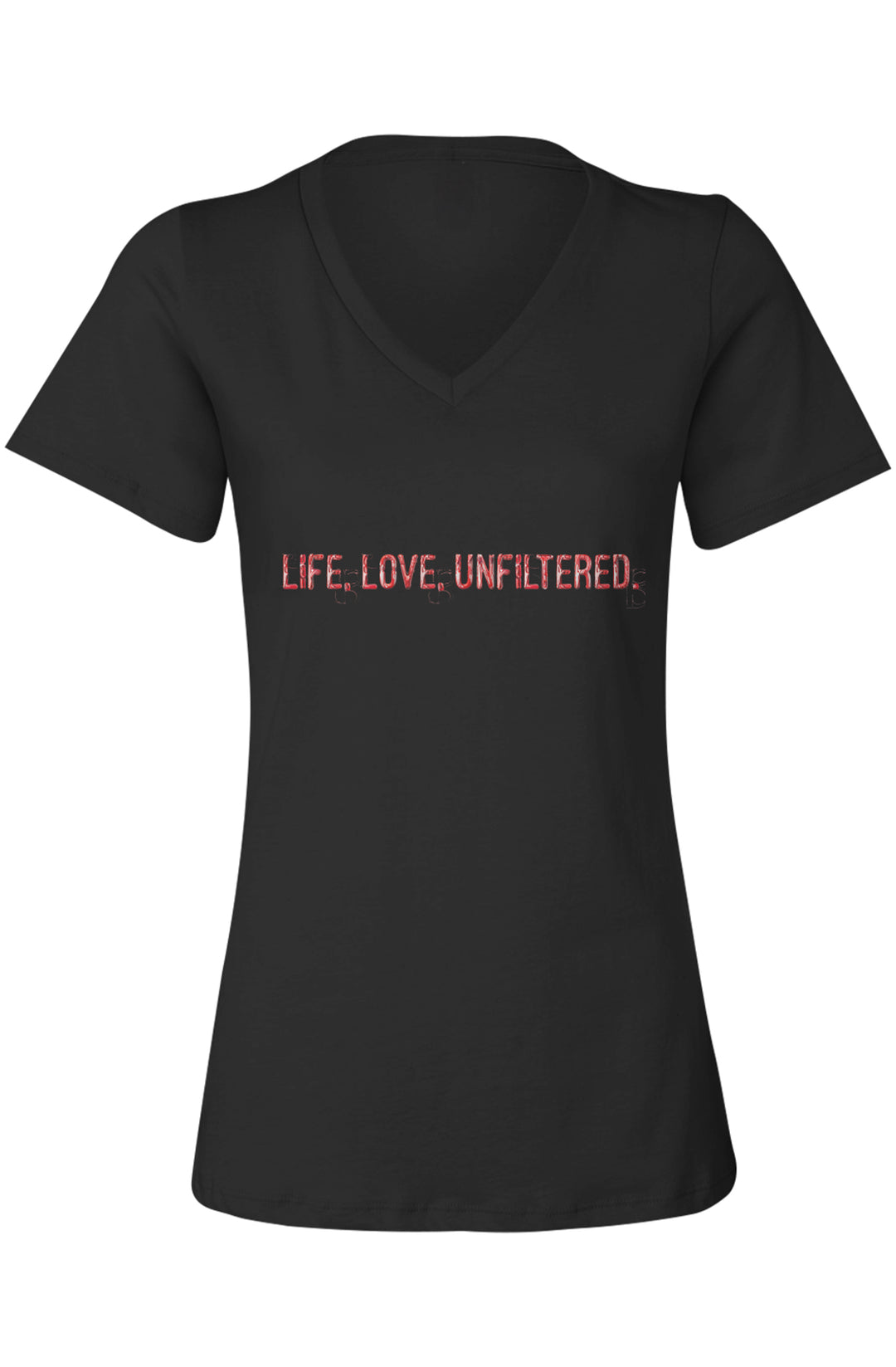 Life Love Unfiltered - Allure V-Neck Jersey - La Vie unfiltered