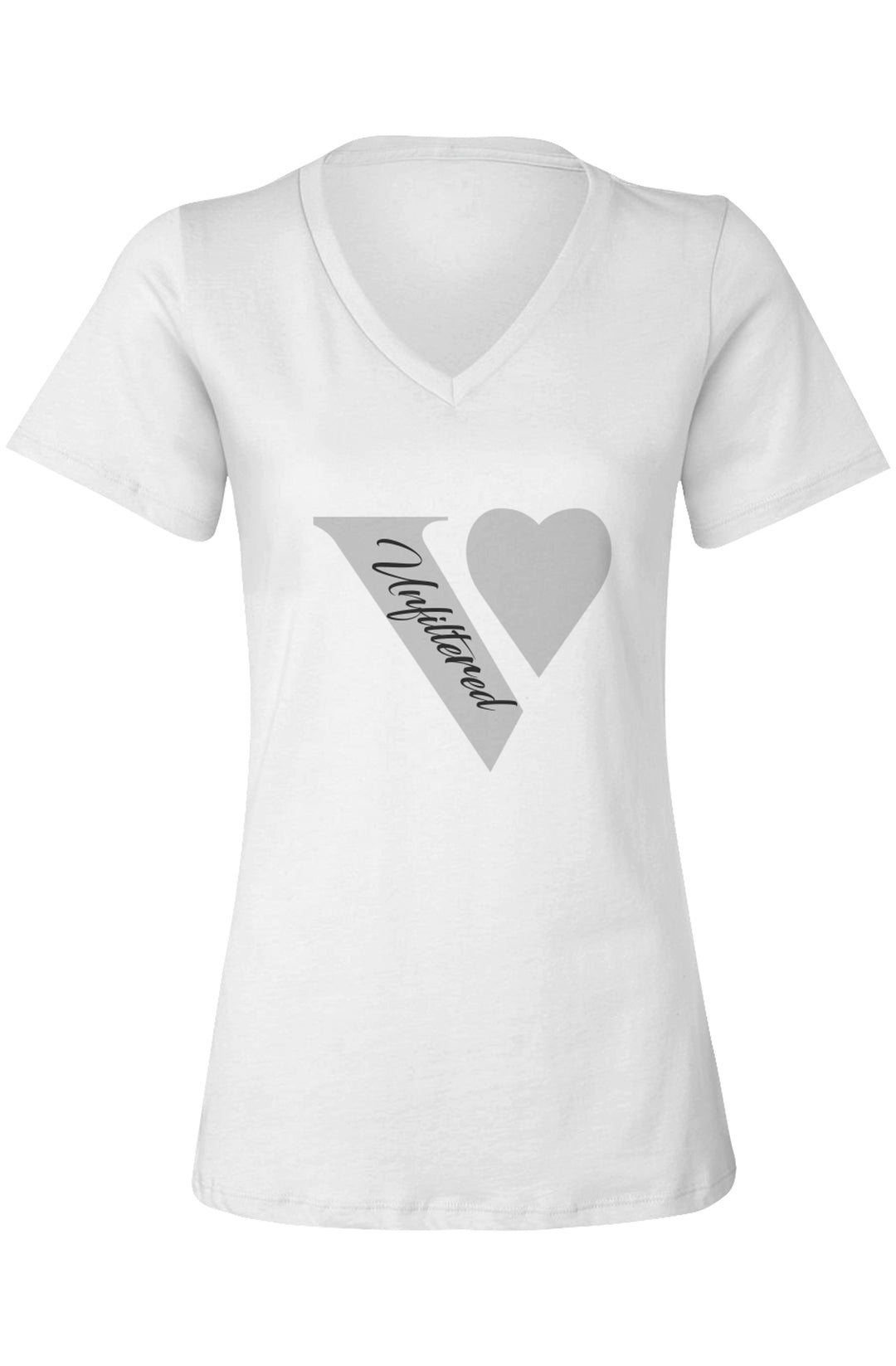 V unfiltered silver - Allure V-Neck Jersey - La Vie unfiltered