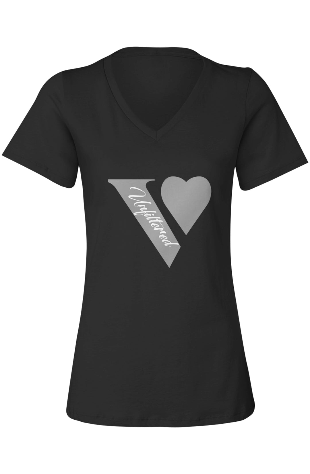 V unfiltered silver - Allure V-Neck Jersey - La Vie unfiltered