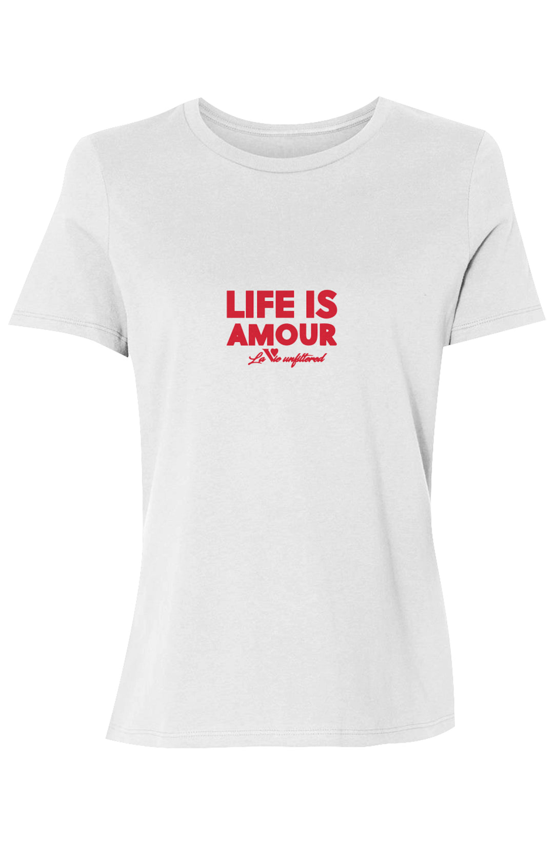 Life is Amour - Allure Jersey Tee - La Vie unfiltered