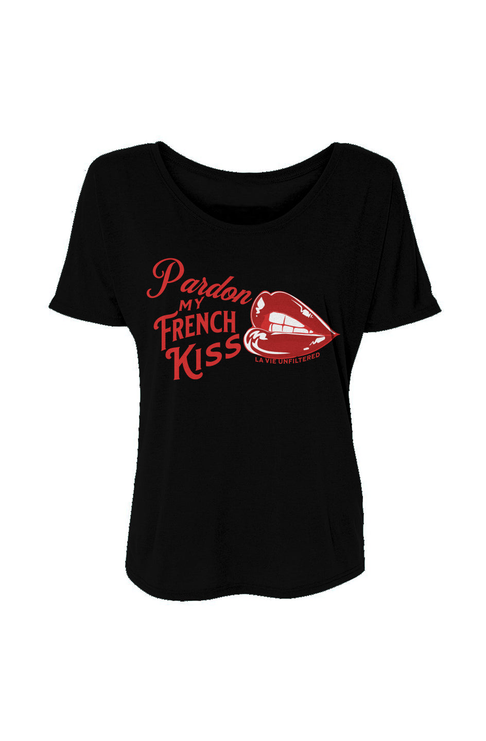 Pardon my French Kiss - The Chic Drape Top