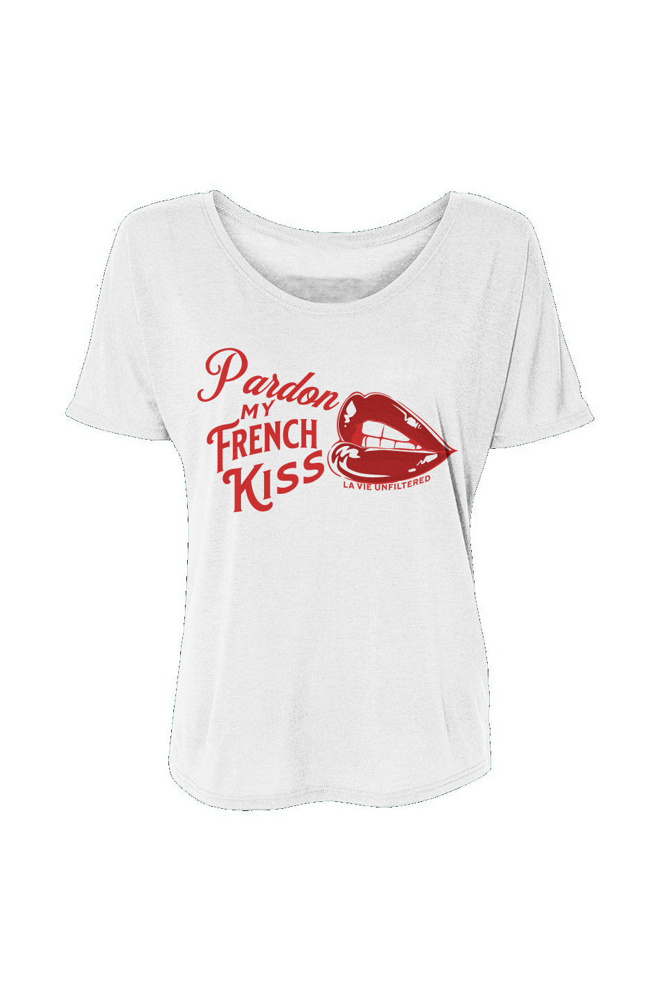 Pardon my French Kiss - The Chic Drape Top