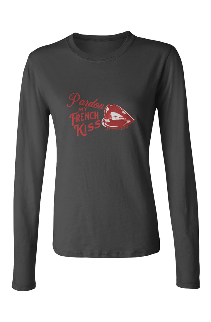 Pardon my French Kiss - Allure Long Sleeve Tee - La Vie unfiltered