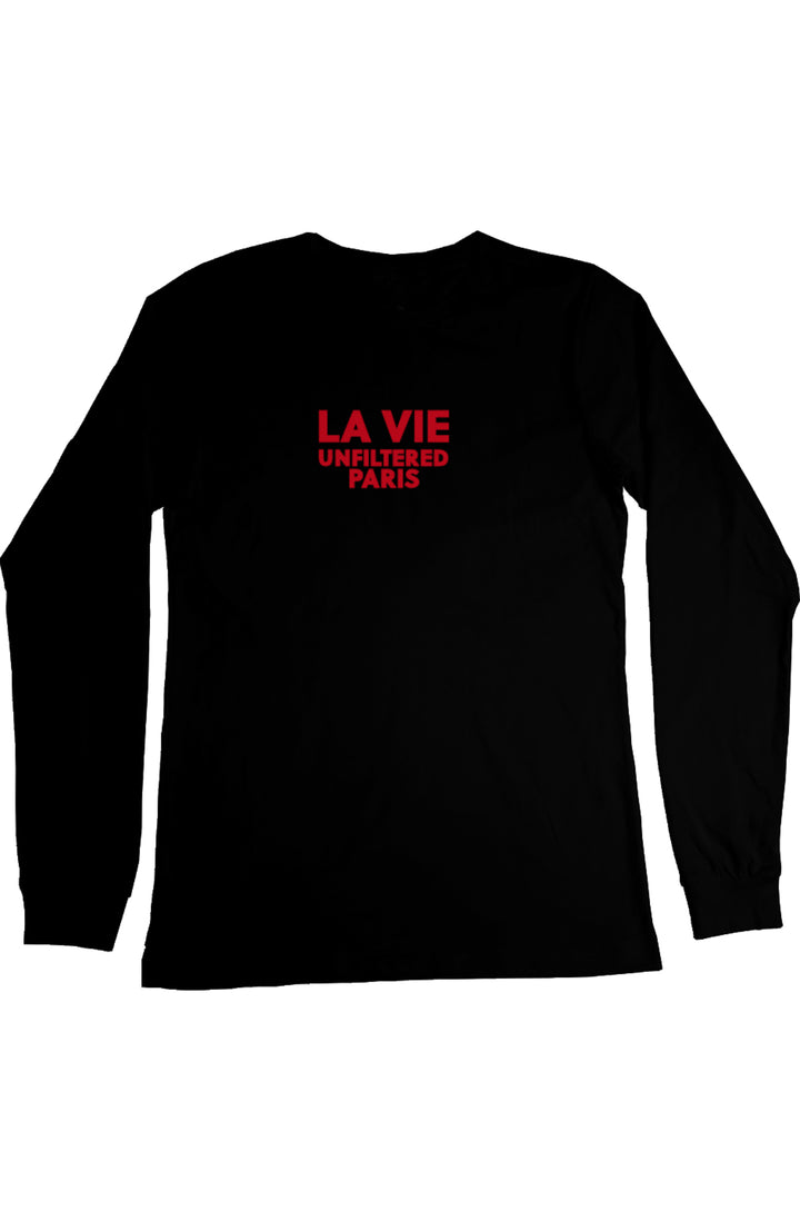 La Vie unfiltered Paris Rouge - Unfiltered Long Sleeve Tee - La Vie unfiltered