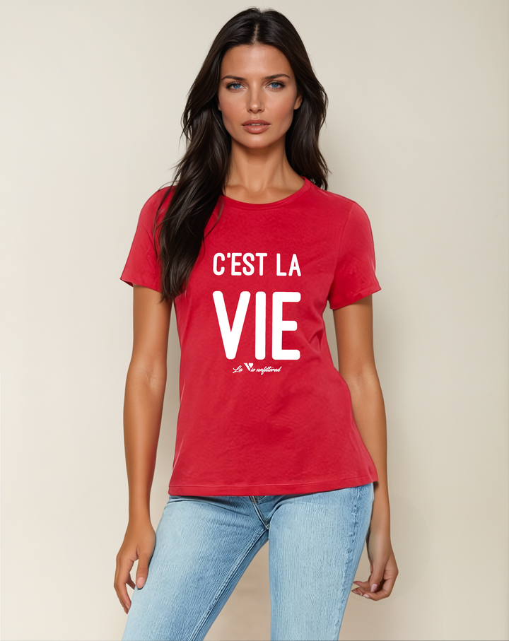 C'est la vie - Allure Jersey Tee - La Vie unfiltered