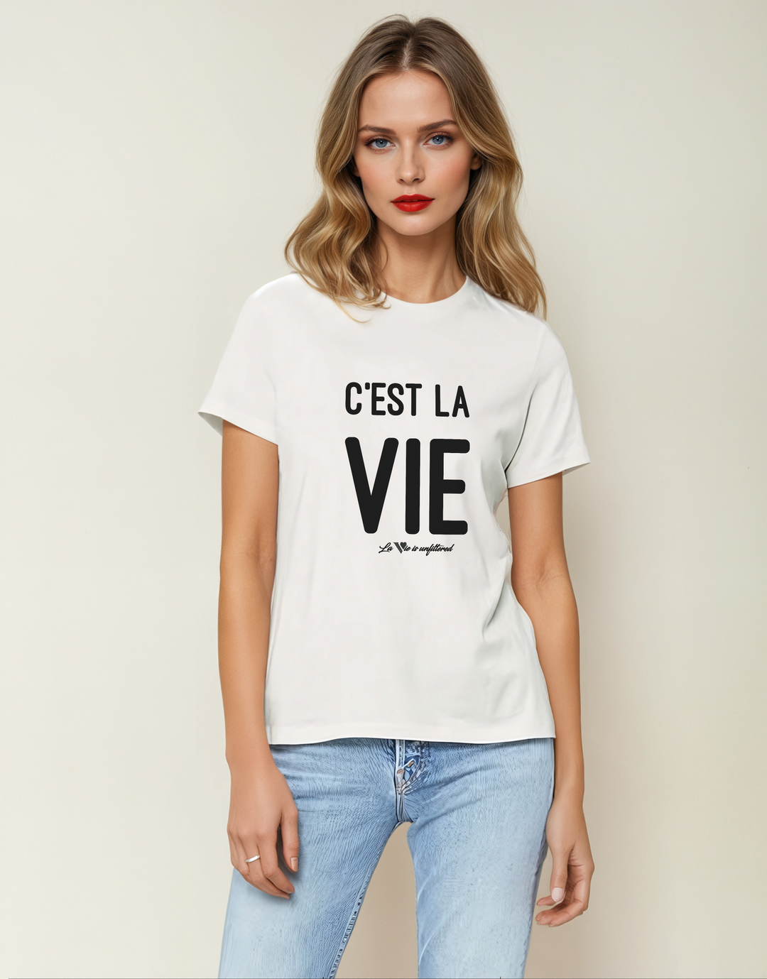 C'est la vie - Allure Jersey Tee - La Vie unfiltered