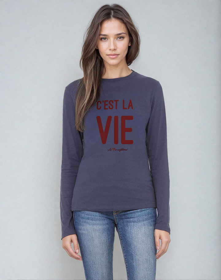 C'est la vie - Allure Long Sleeve Tee - La Vie unfiltered