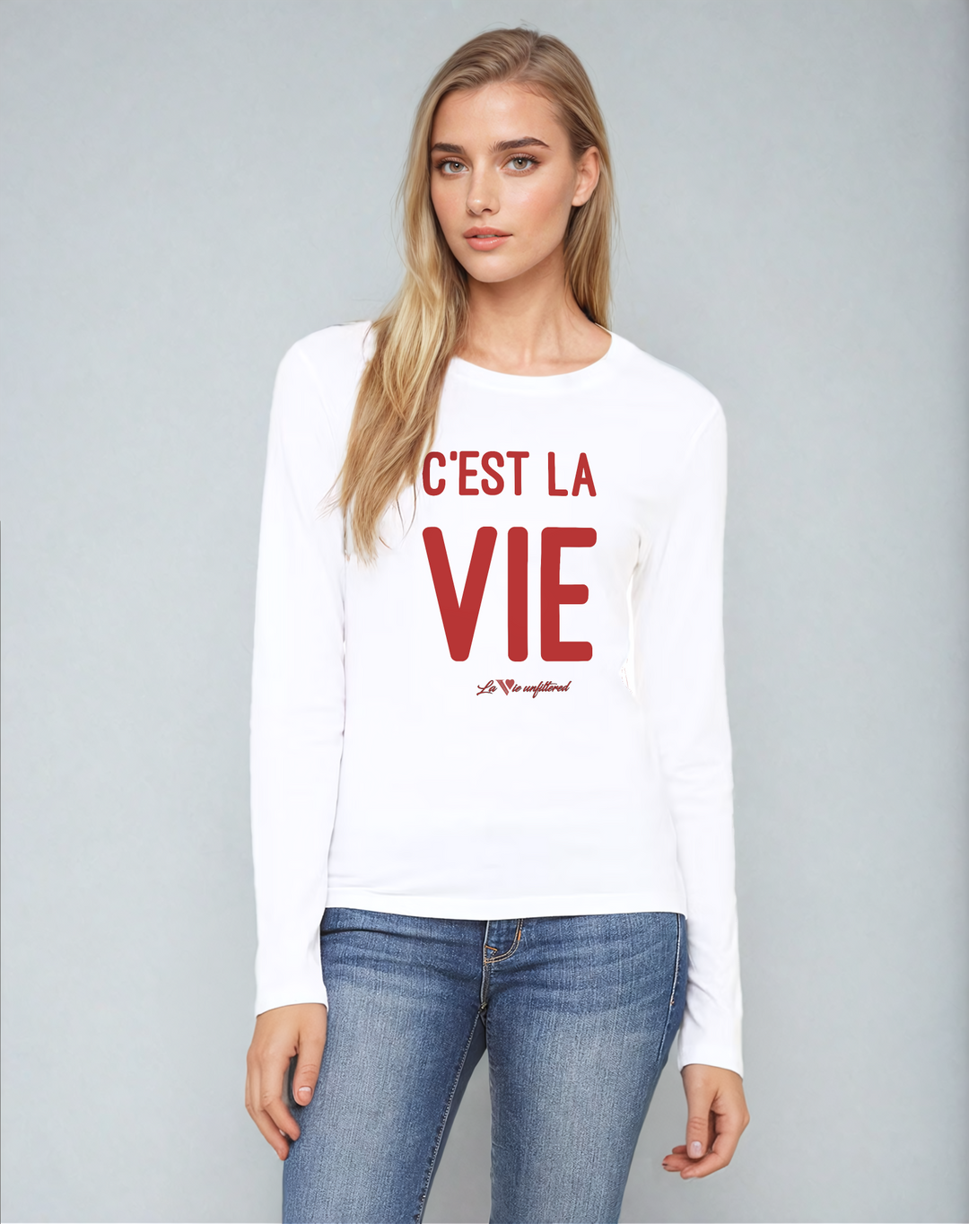 C'est la vie - Allure Long Sleeve Tee - La Vie unfiltered