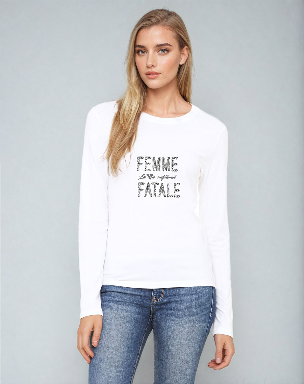 Femme Fatale - Allure Long Sleeve Tee - La Vie unfiltered