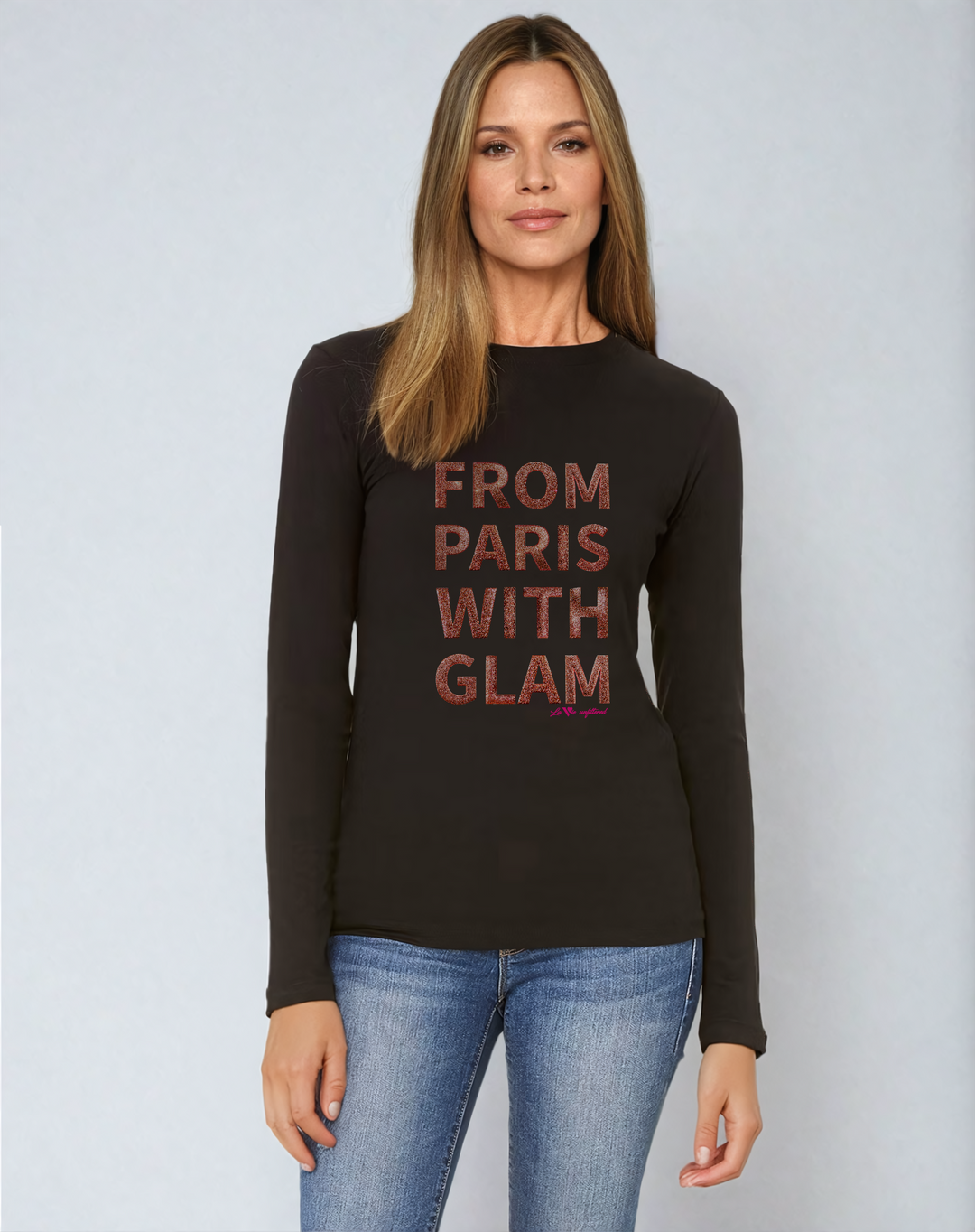 From Paris with Glam - Allure Long Sleeve Tee - La Vie unfiltered