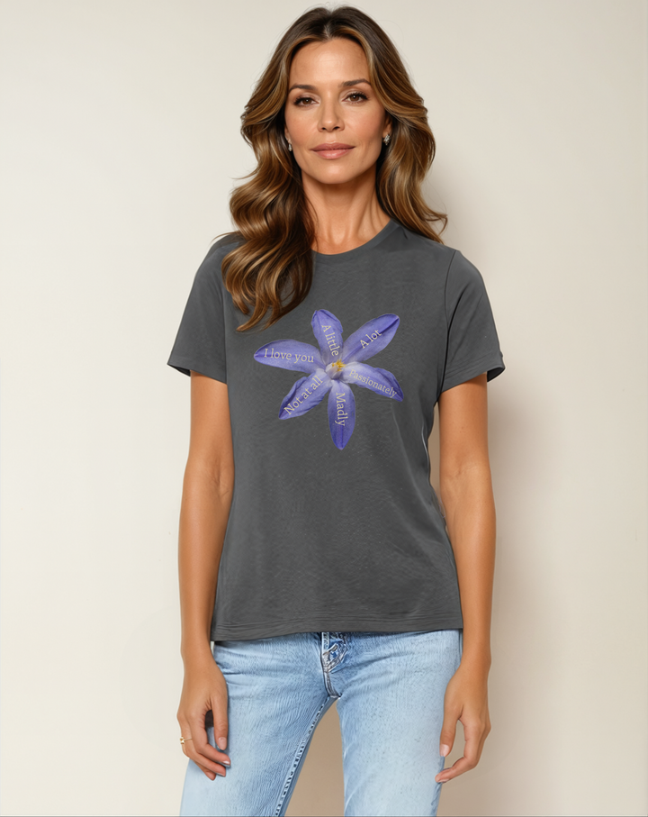 I love you, a little, a lot - Allure Jersey Tee - La Vie unfiltered