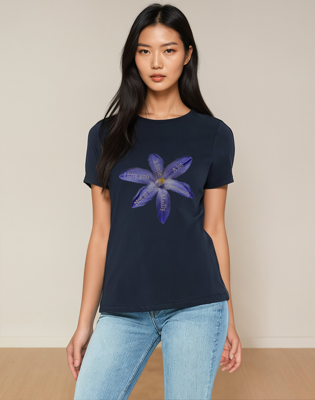 I love you, a little, a lot - Allure Jersey Tee - La Vie unfiltered