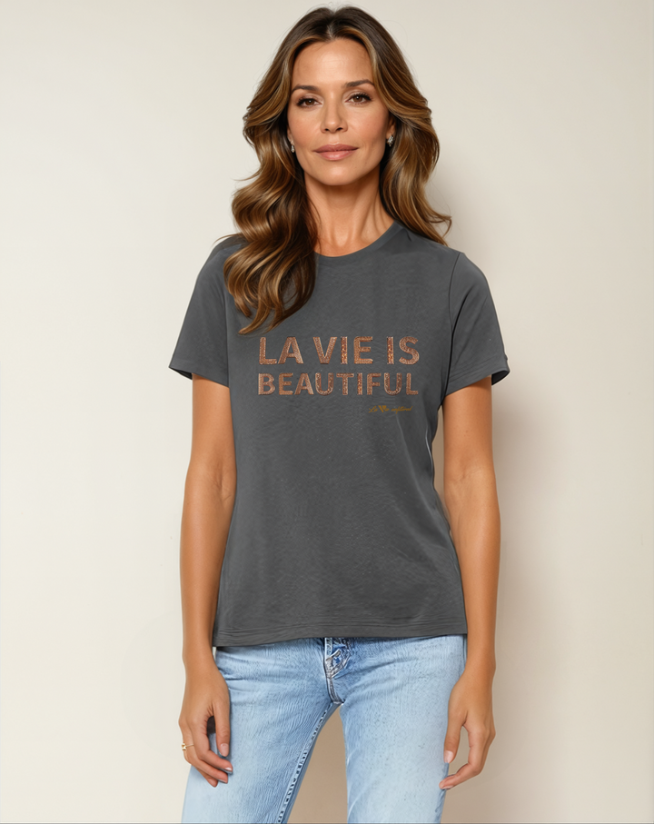 La Vie is beautiful - Allure Jersey Tee - La Vie unfiltered