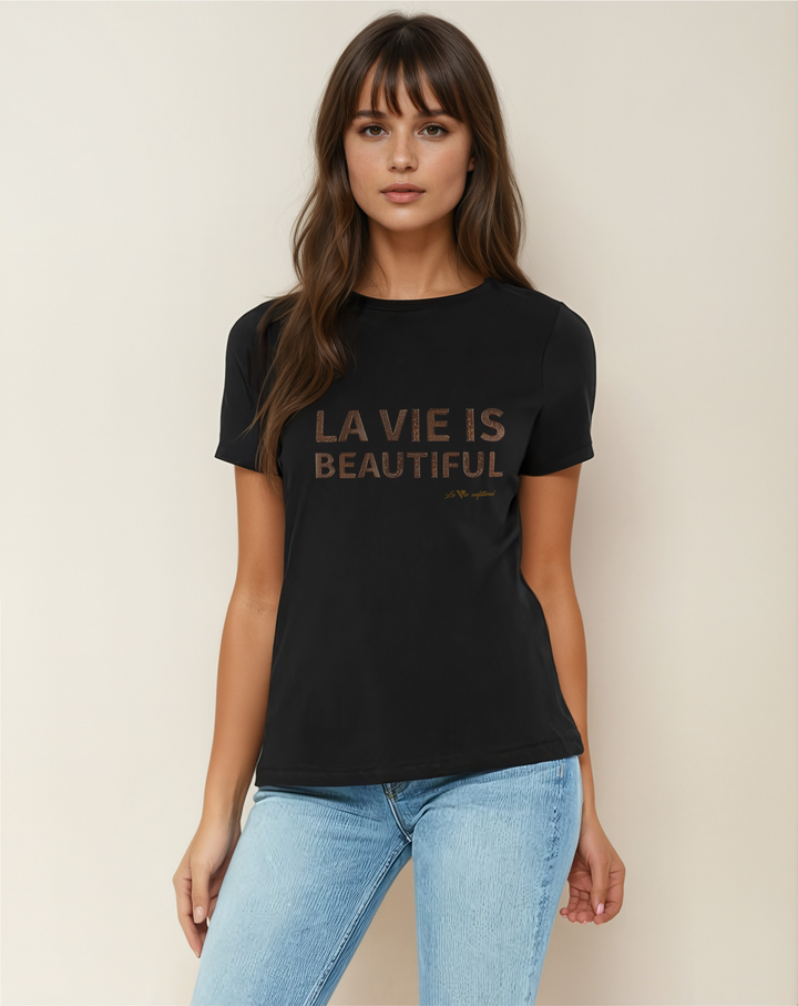 La Vie is beautiful - Allure Jersey Tee - La Vie unfiltered