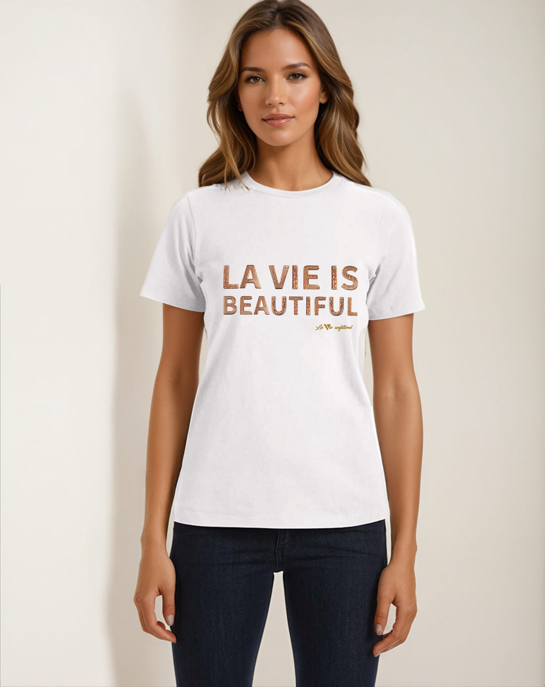 La Vie is beautiful - Allure Jersey Tee - La Vie unfiltered