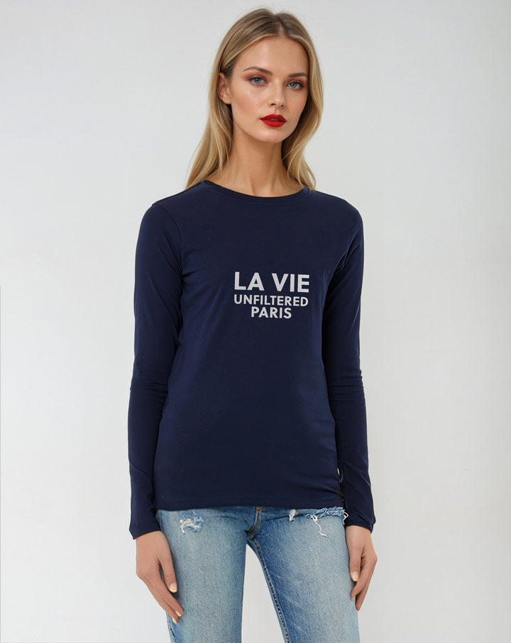 La Vie unfiltered Paris - Allure Long Sleeve Tee - La Vie unfiltered