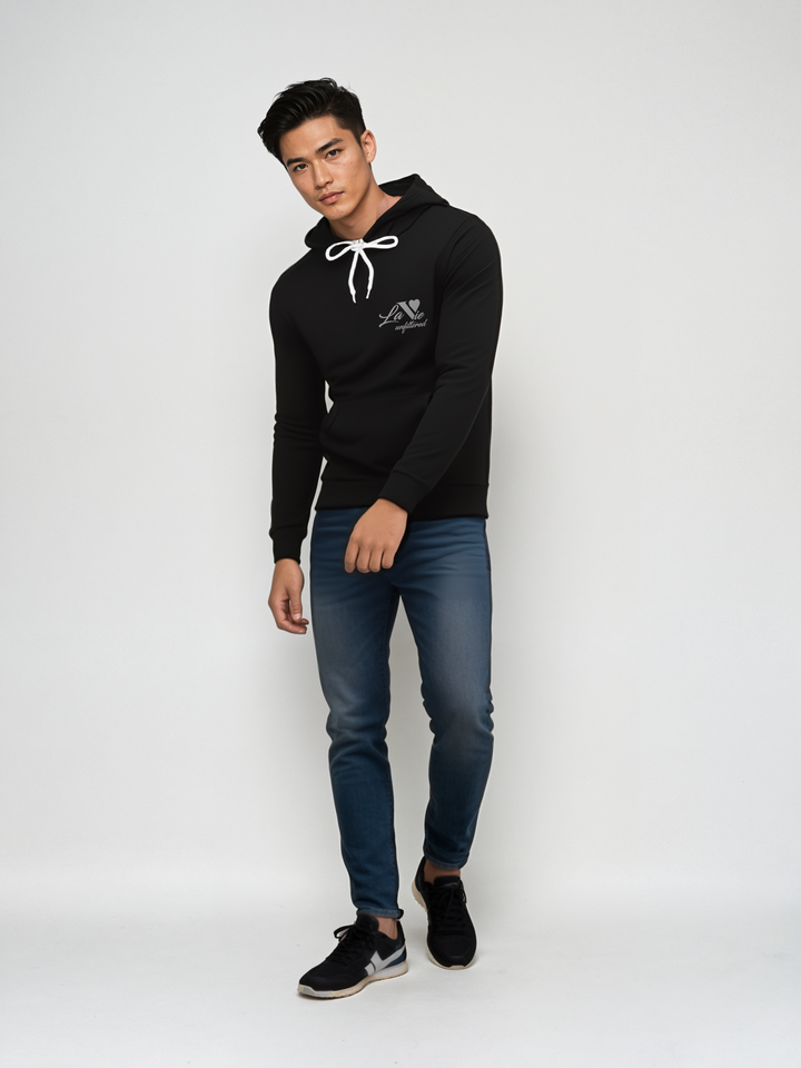 La Vie unfiltered embroidered - The Unfiltered Hoodie - La Vie unfiltered