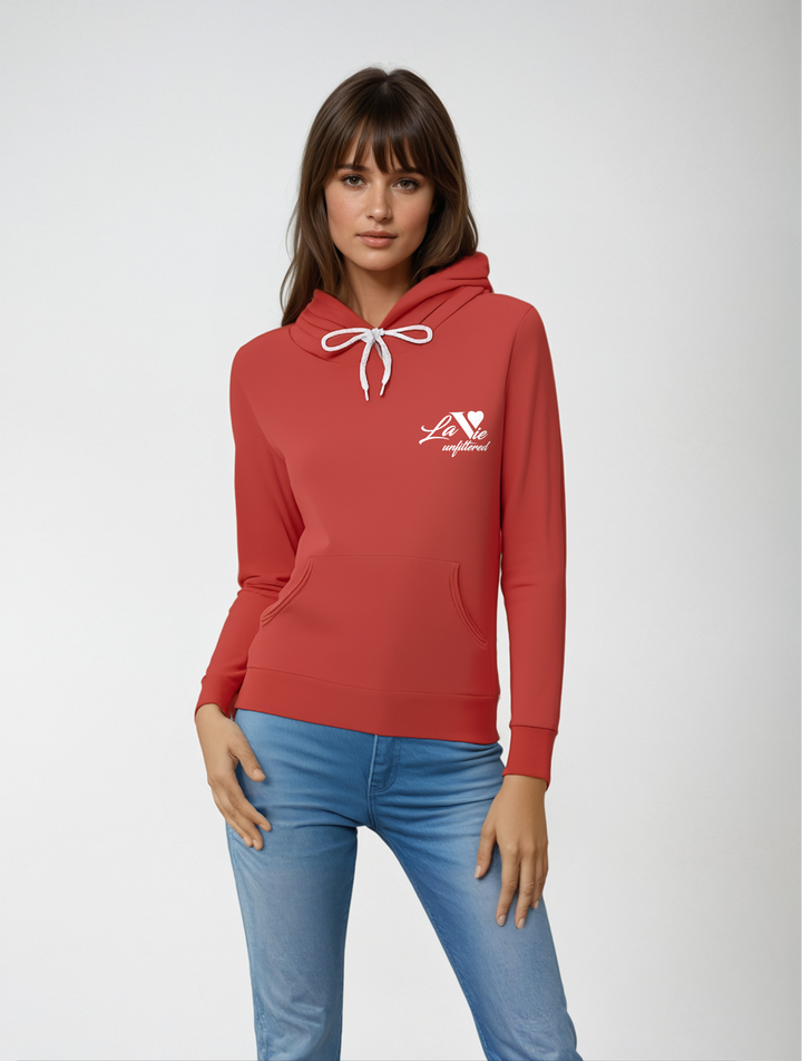 La Vie unfiltered embroidered - The Unfiltered Hoodie - La Vie unfiltered