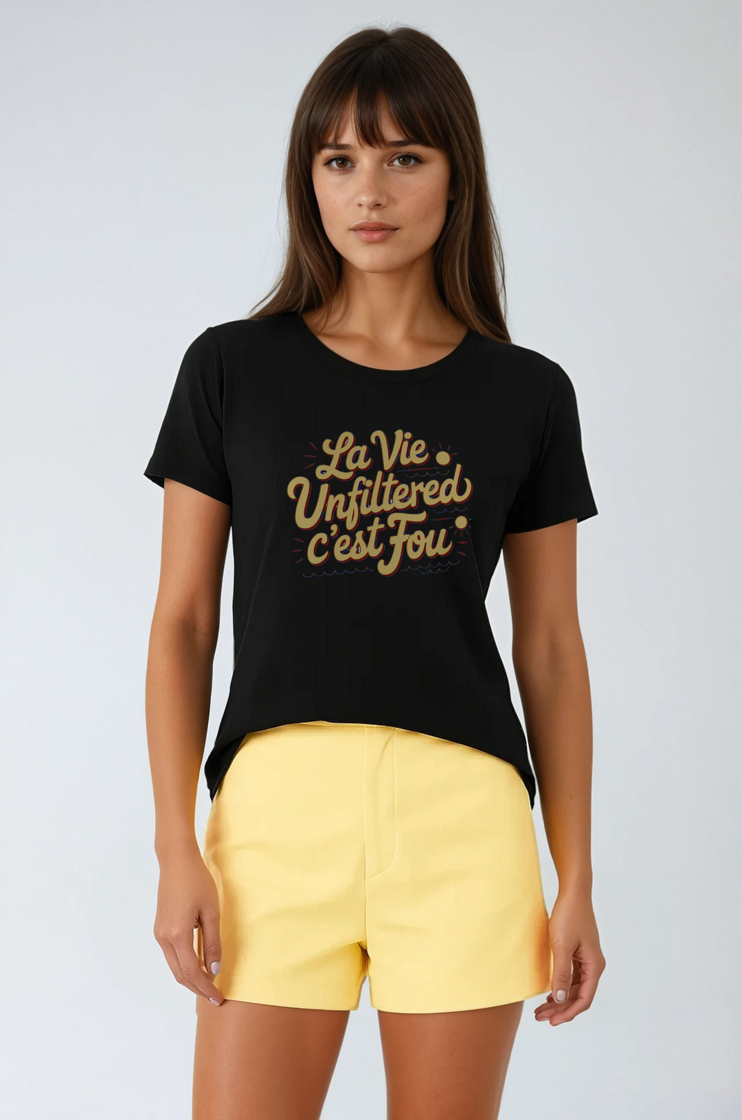 C'est fou drop butter yellow - Allure Jersey Tee