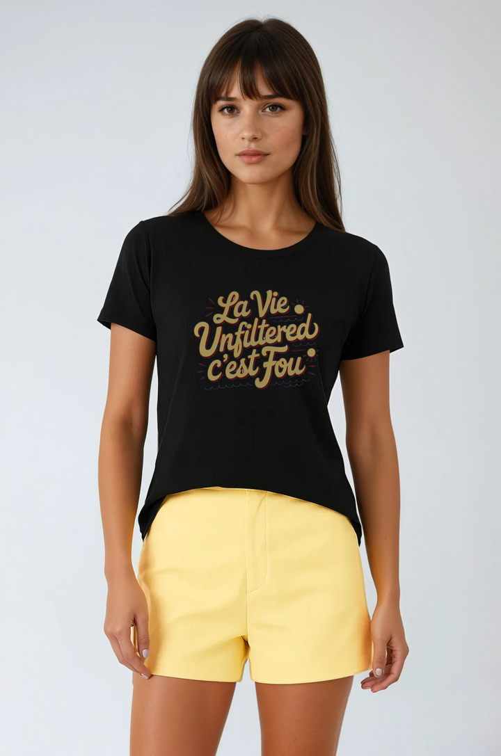 C'est fou drop butter yellow - Allure Jersey Tee