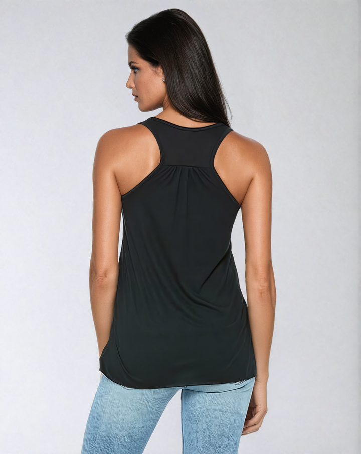 Amour, Glamour, Paris - The Essentials Luxe Drape Tank - La Vie unfiltered