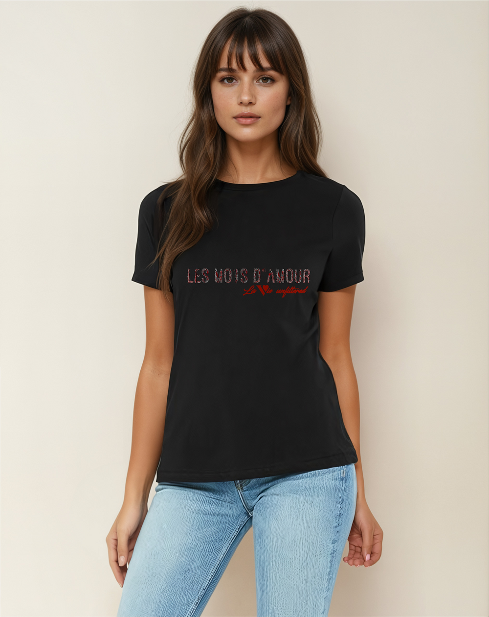 Les mots d'amour - Allure Jersey Tee - La Vie unfiltered