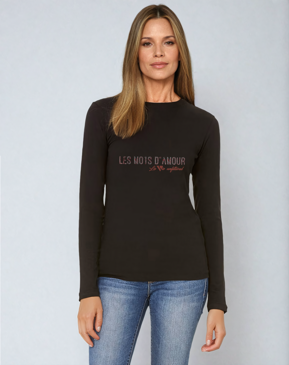 Les mots d'amour - Allure Long Sleeve Tee - La Vie unfiltered