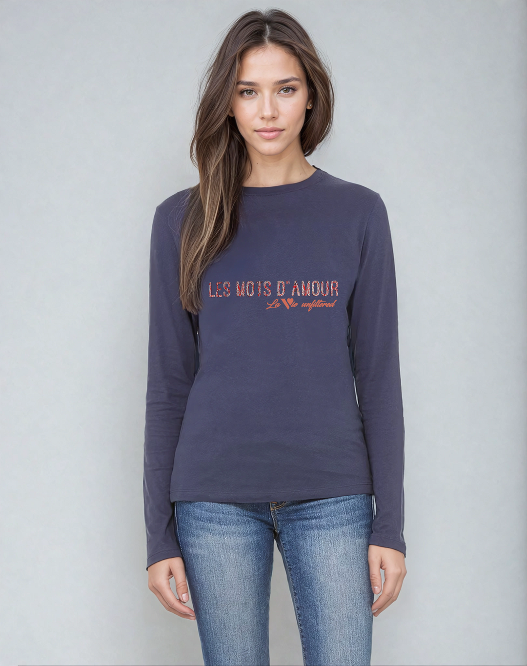 Les mots d'amour - Allure Long Sleeve Tee - La Vie unfiltered