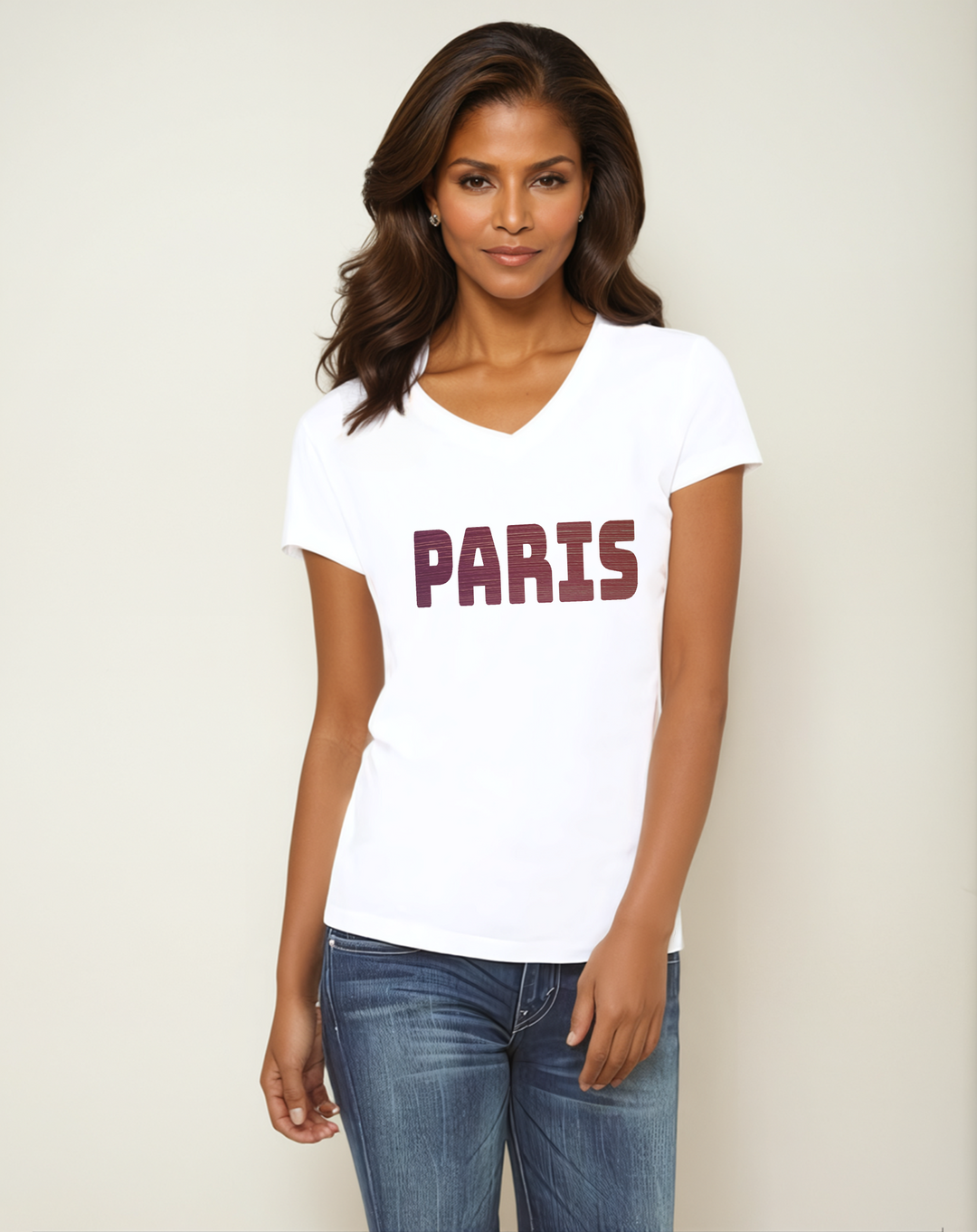 Paris - Allure V-Neck Jersey - La Vie unfiltered