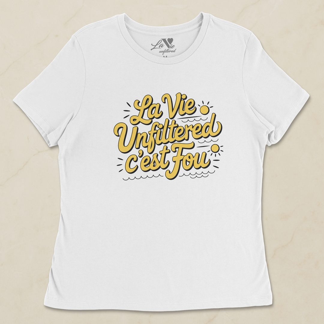 C'est fou drop butter yellow - Allure Jersey Tee