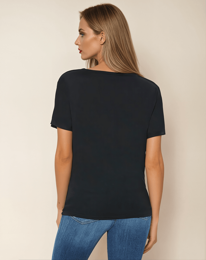 All I need is moi - V - Neck Slouchy Glam Tee - La Vie unfiltered