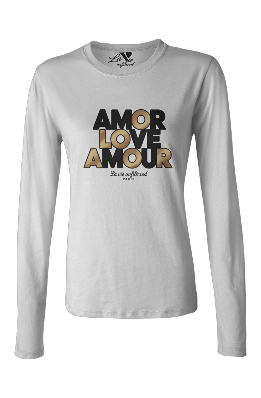 Amor Love Amour - Allure Long Sleeve Tee - La Vie unfiltered