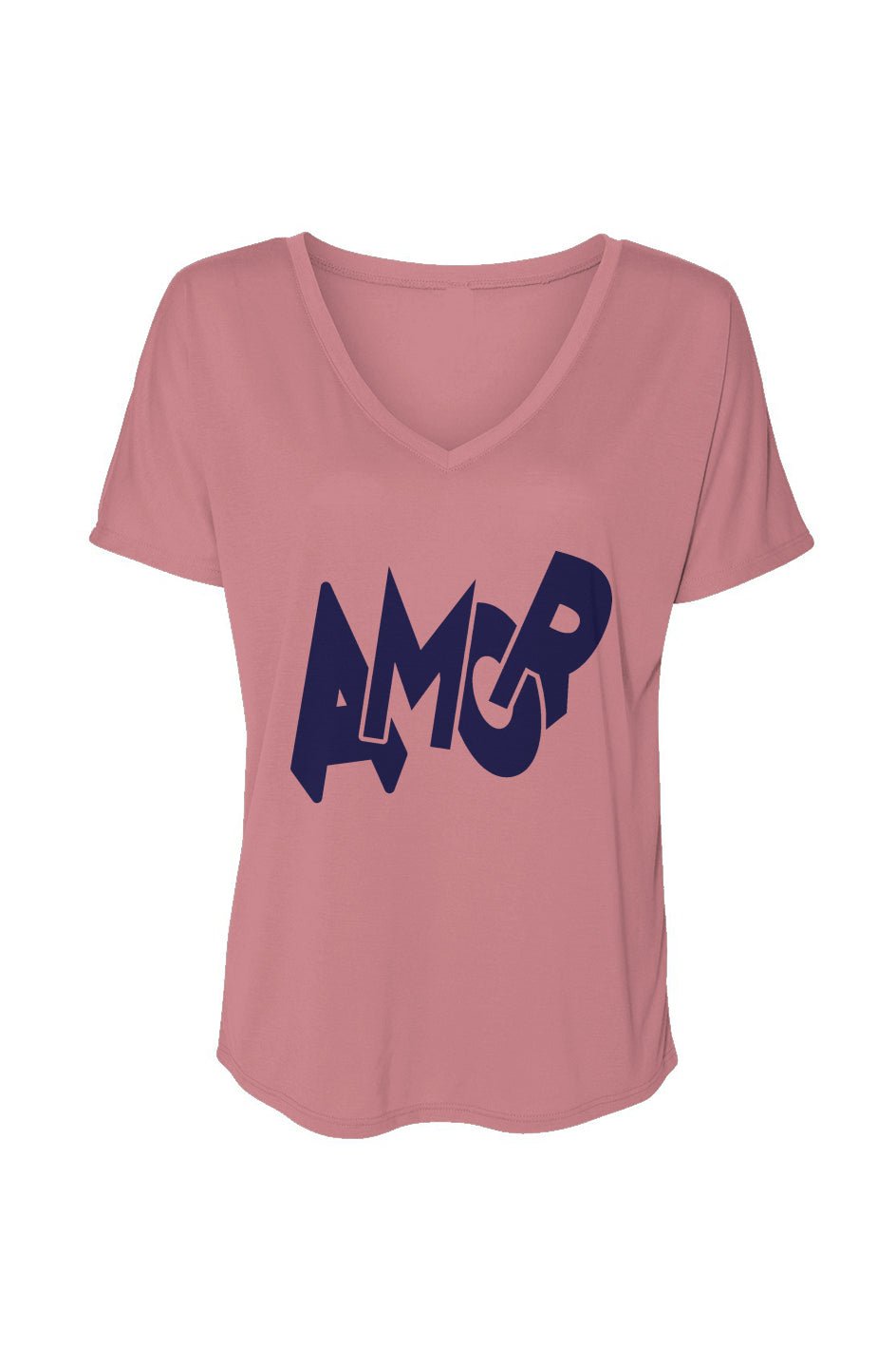 Amor - V - Neck Slouchy Glam Tee - La Vie unfiltered