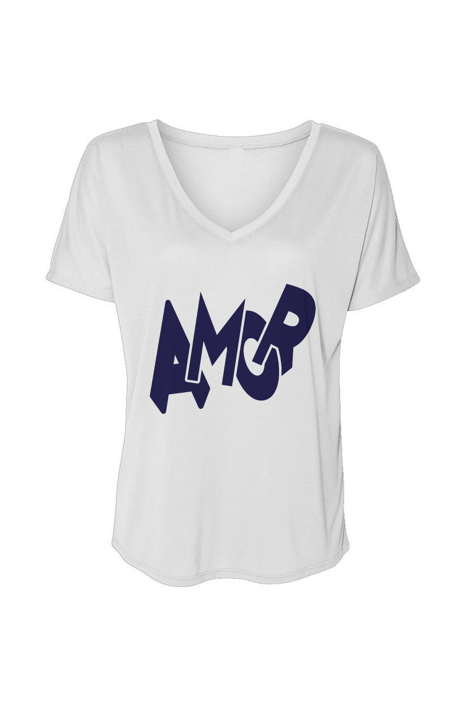 Amor - V - Neck Slouchy Glam Tee - La Vie unfiltered