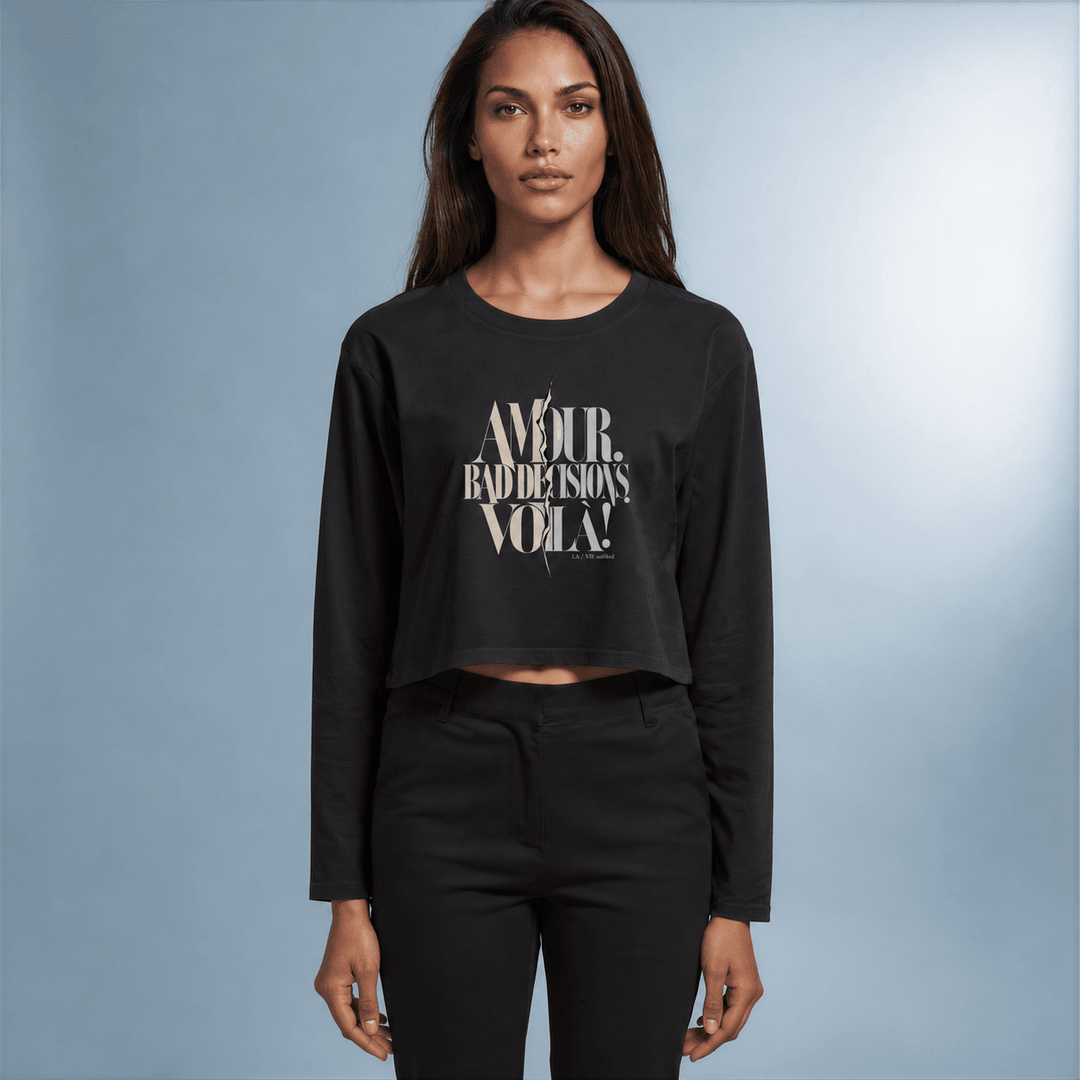 Beautiful Damage — Maison Cropped Long Sleeve - La Vie unfiltered