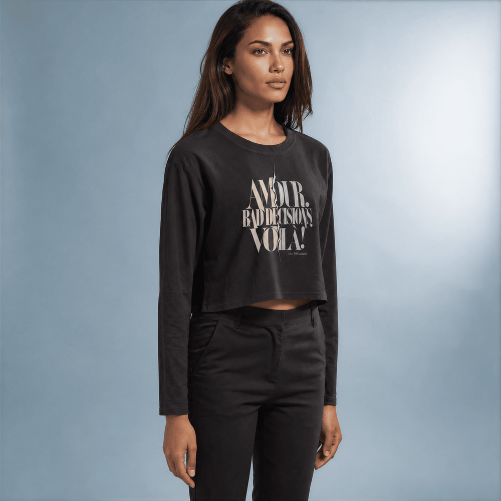 Beautiful Damage — Maison Cropped Long Sleeve - La Vie unfiltered