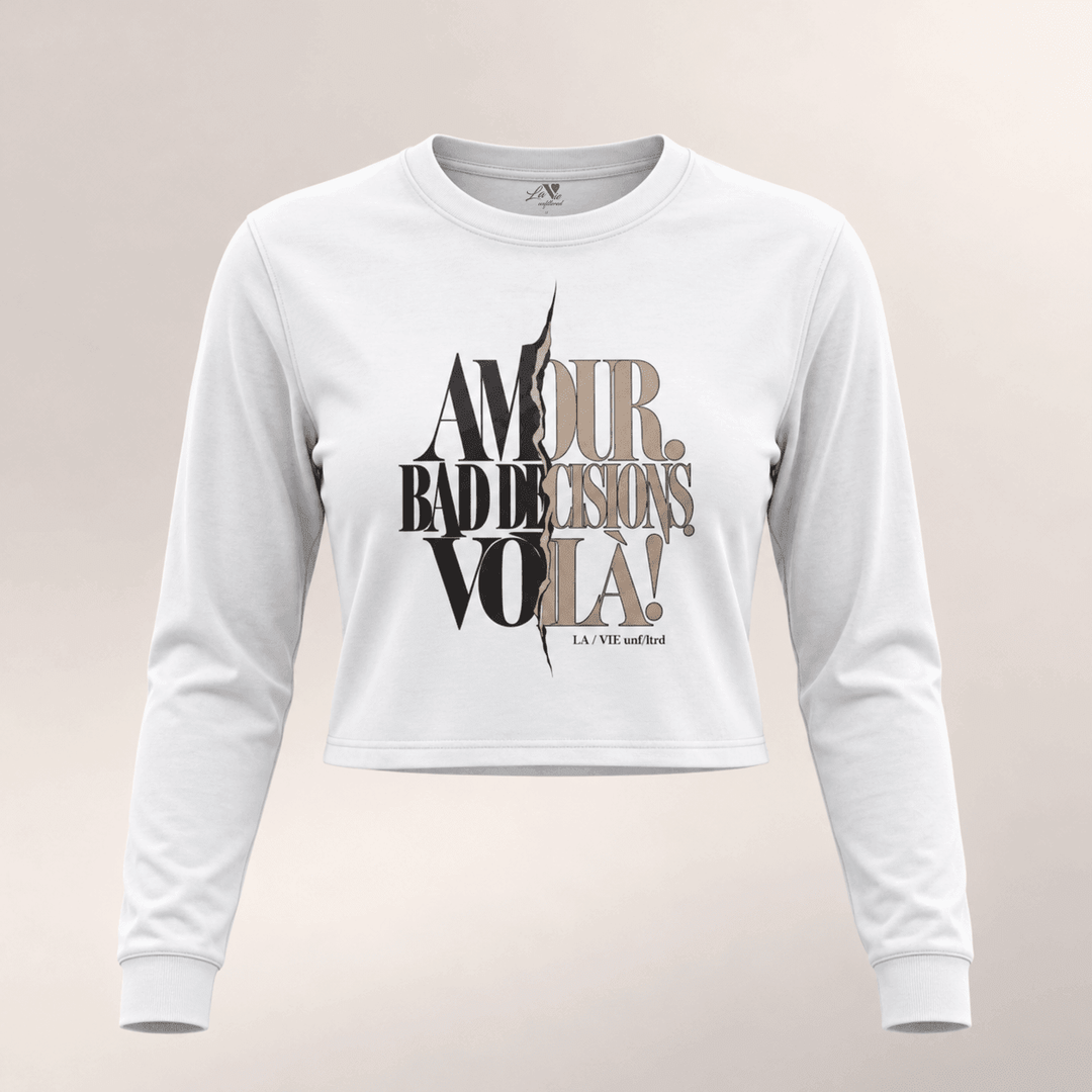Beautiful Damage — Maison Cropped Long Sleeve - La Vie unfiltered