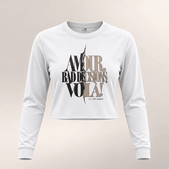 Beautiful Damage — Maison Cropped Long Sleeve - La Vie unfiltered