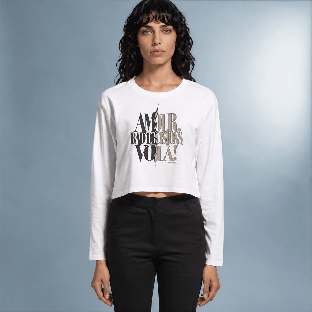 Beautiful Damage — Maison Cropped Long Sleeve - La Vie unfiltered