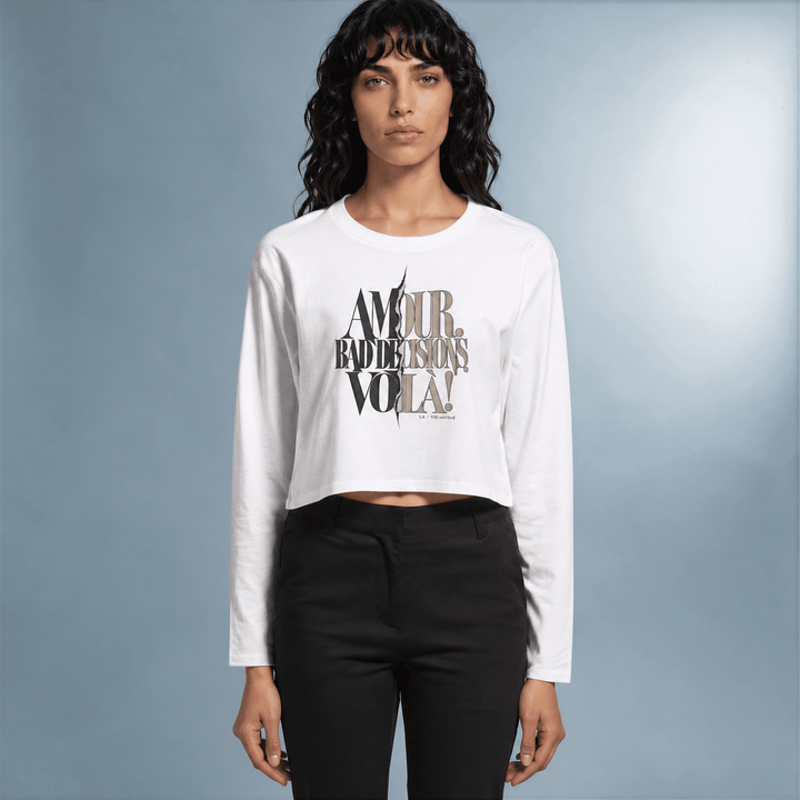 Beautiful Damage — Maison Cropped Long Sleeve - La Vie unfiltered