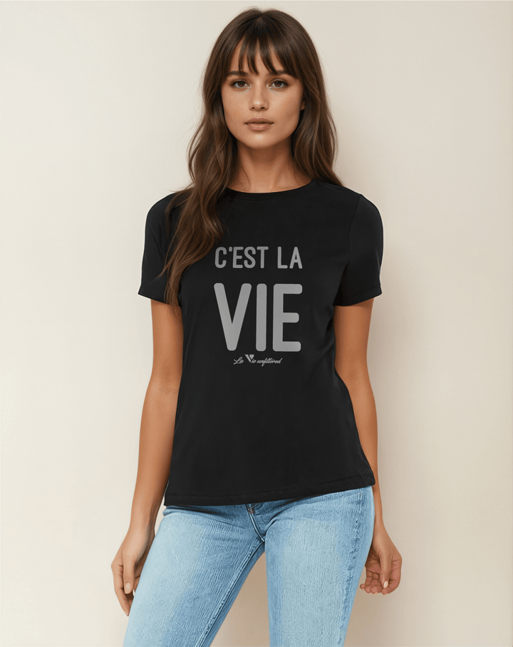 C'est la vie - Allure Jersey Tee - La Vie unfiltered