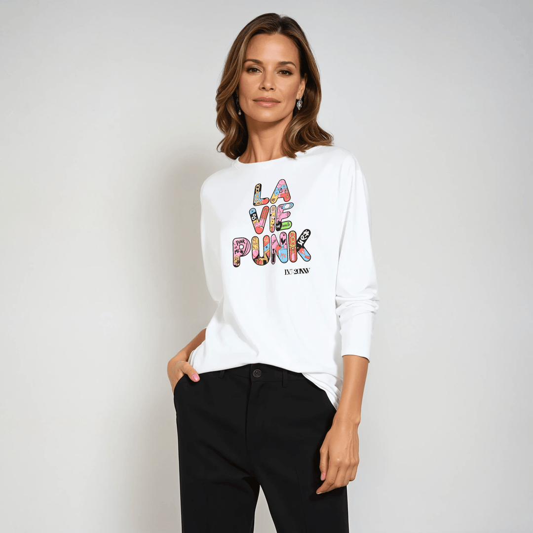Couture Punk Anarchy - Allure Long Sleeve Tee - La Vie unfiltered