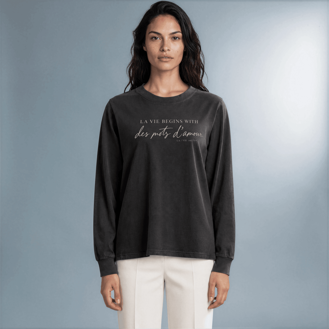 Des Mots d'Amour — Maison Long Sleeve - La Vie unfiltered